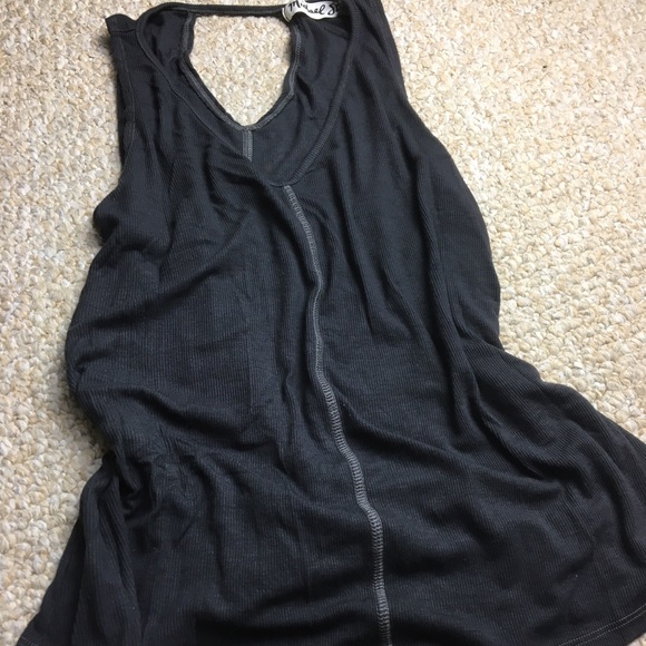 Michael Stars grey summery top • OS • small • med - Picture 4 of 8